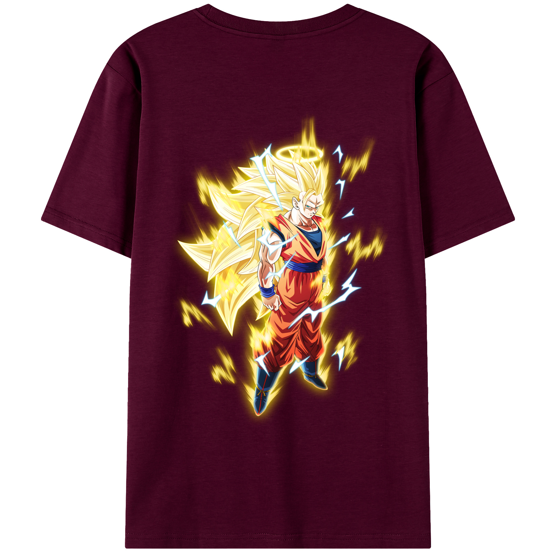 （画像用） ドラゴンボール 孫悟空（そん ごくう）Son Goku カカロット DRAGON BALL Kakarotto レディース半袖Tシャツ(バックプリント)